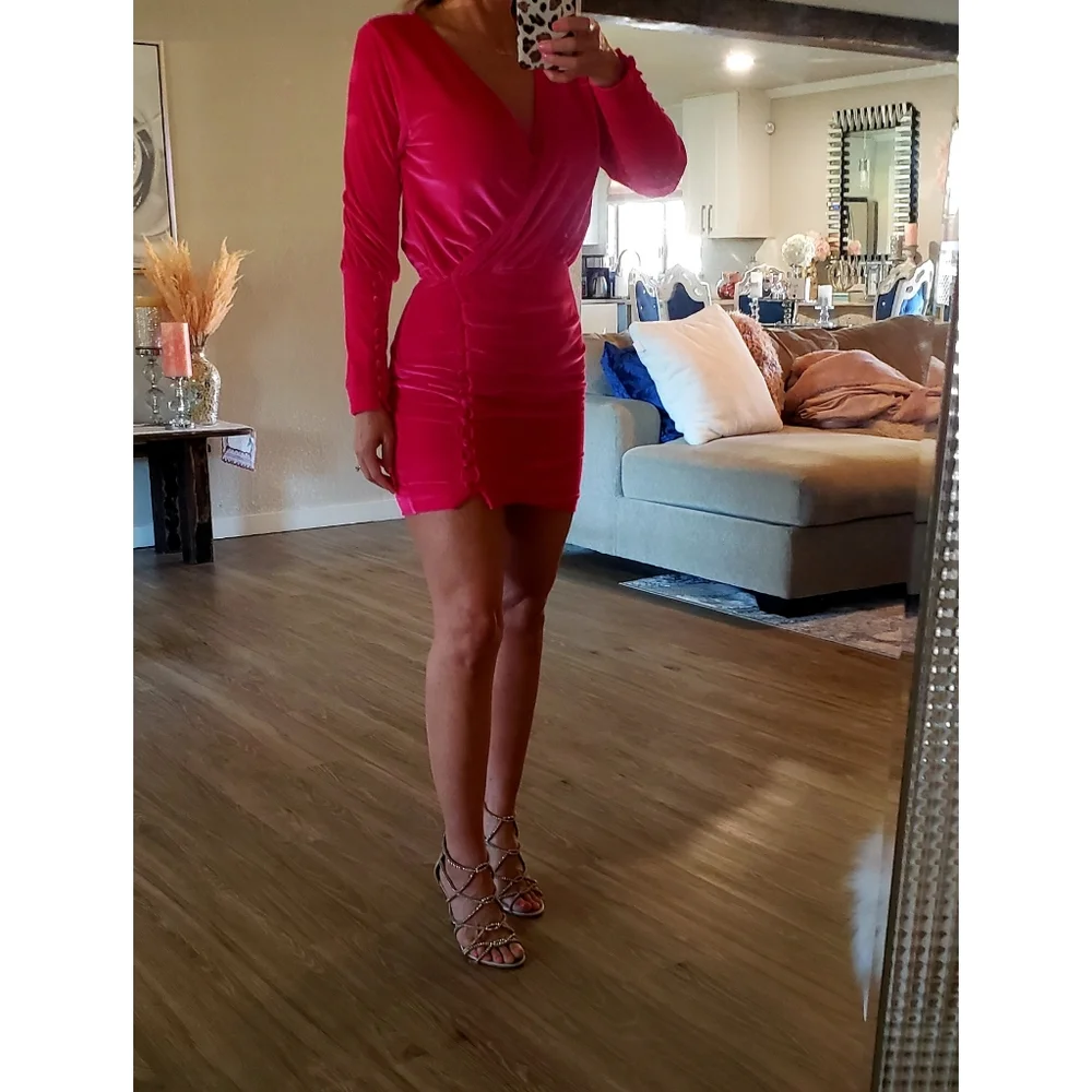 NBD Magenta Velvet Mini - Picture 4 of 10